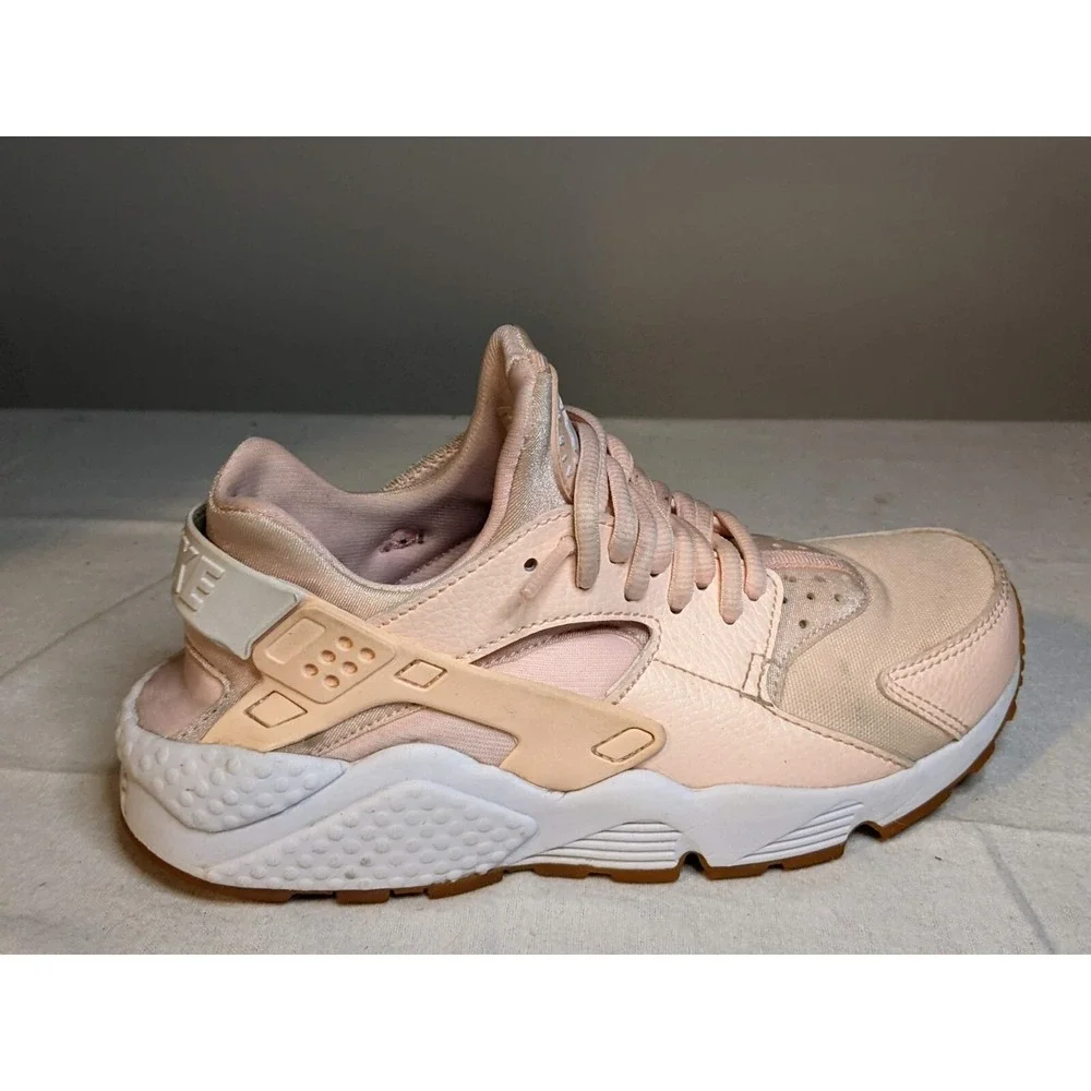 Nike Womens Air Huarache Run 634835-607 Sunset Tint Running Shoes Lace Up Sz 6 - Picture 6 of 9